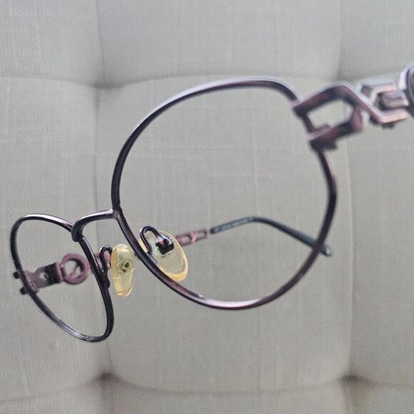 ST. John Eyeglasses Frame Eye Wear Brown Tone Glasses Made in Italy main image 6
